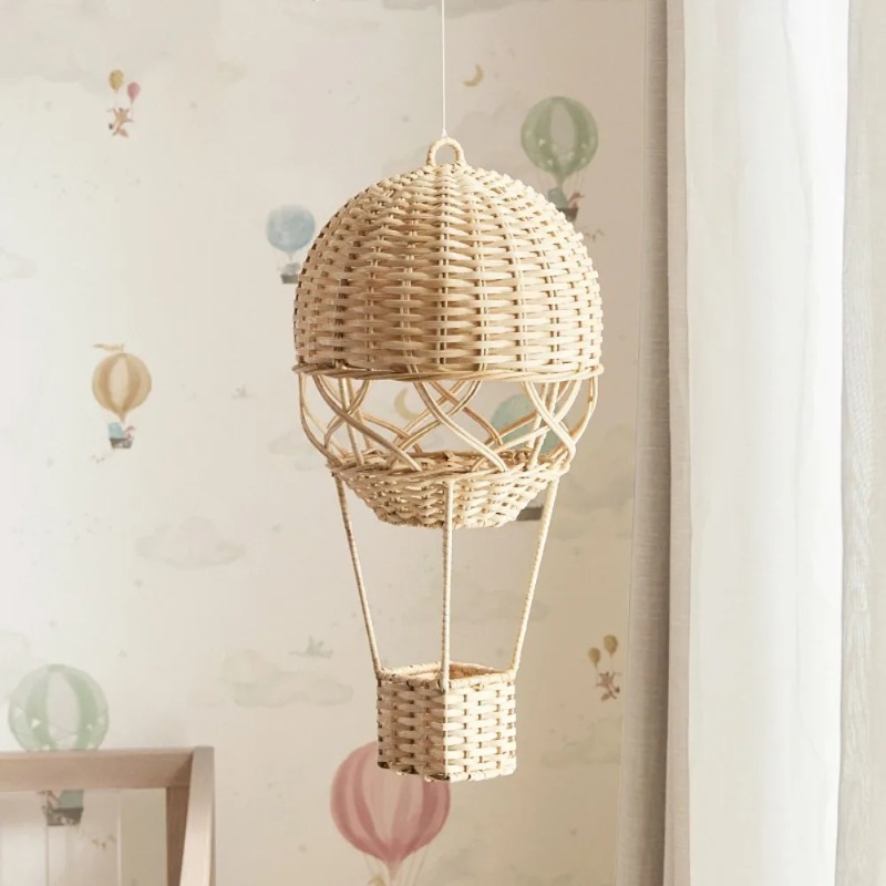 Rattan Plant Basket - سلة معلقة يدوية الصنع على شكل
