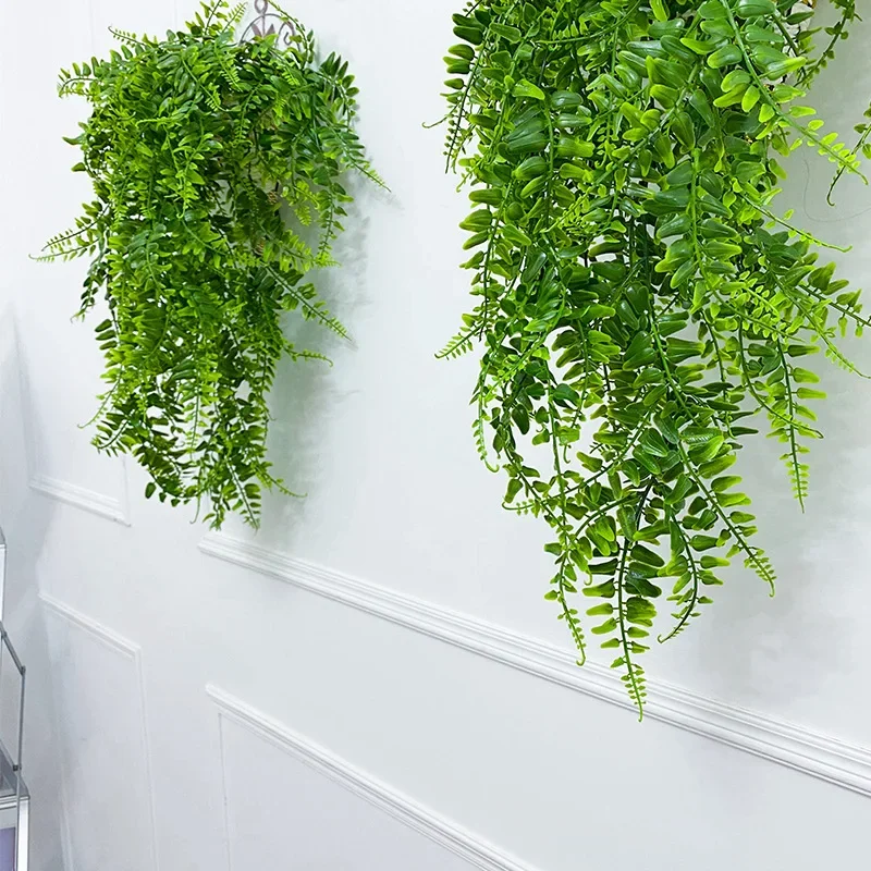 Rattan Plant Basket - نباتات صناعية معلقة مقاس 32 بوصة