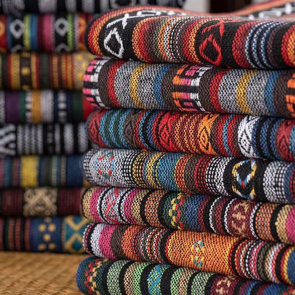 العرقية نمط القطن الكتان النسي - مراجعة Linen Table Runner وسعره