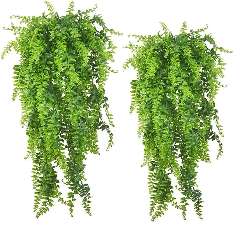 نباتات صناعية معلقة مقاس 32 بو - مراجعة Rattan Plant Basket وسعره