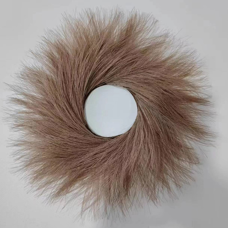 باب قصب صناعي معلق إكليل عشب ب - مراجعة Pampas Grass Decor وسعره